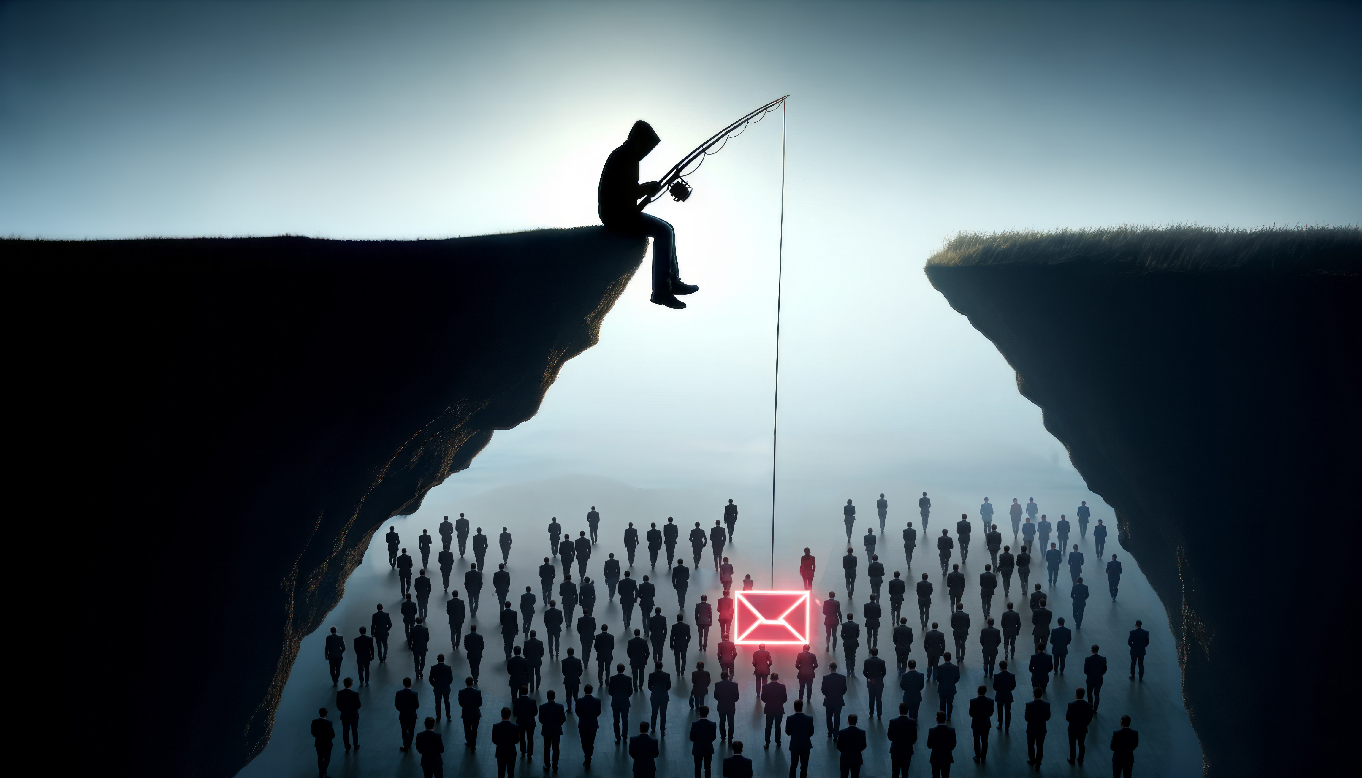 Email phishing concept